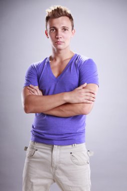 Genç cacucasian çocuk