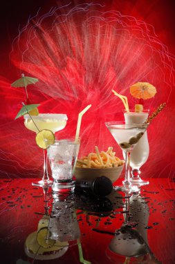 Marini, Margarita, Fizz and Colada clipart