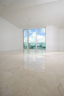 Beyaz modern daireler