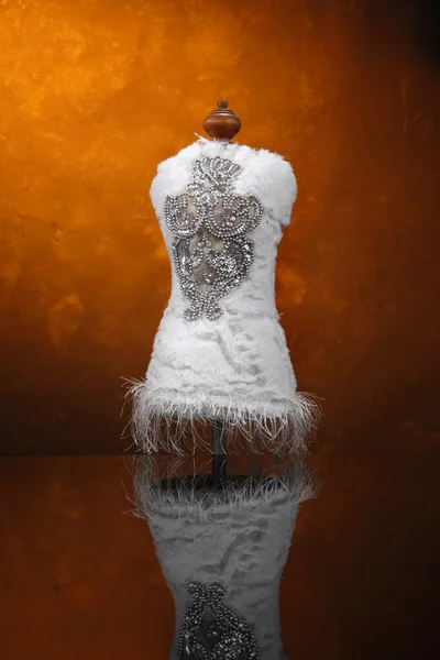 Fashionable dress on mannequin — Stock Photo, Image