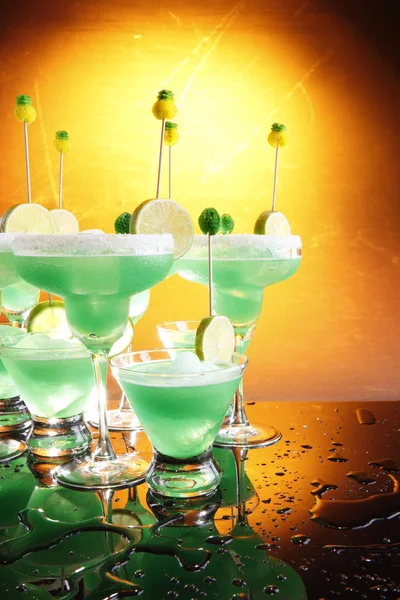 Margaritas-Cocktailgläser — Stockfoto