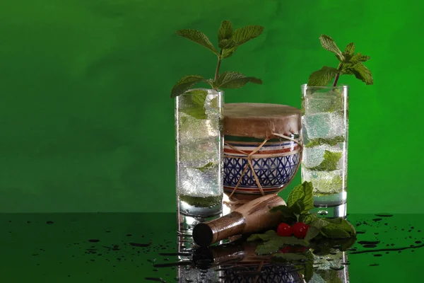 Rörig mint cocktail — Stockfoto