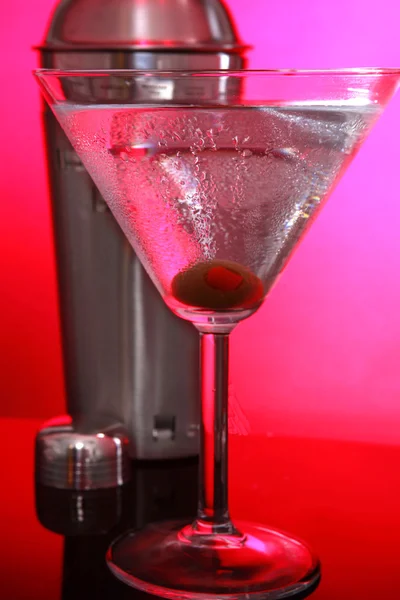 Koude Martini cocktail — Stockfoto