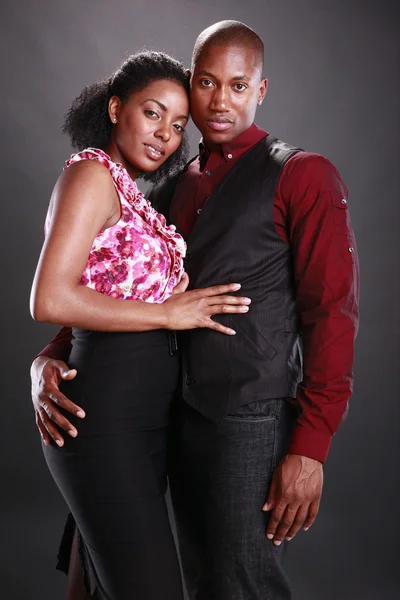 Young african american couple — Stock Photo, Image
