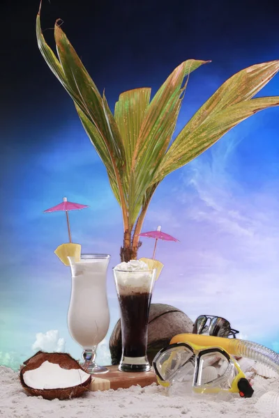 Colada e café congelado — Fotografia de Stock