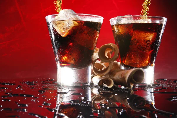 Black russian cocktail — Stock Photo, Image