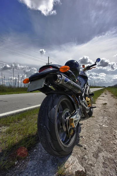 Langs de weg stoppen — Stockfoto