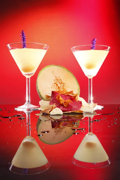 Melon bollen cocktail — Stockfoto