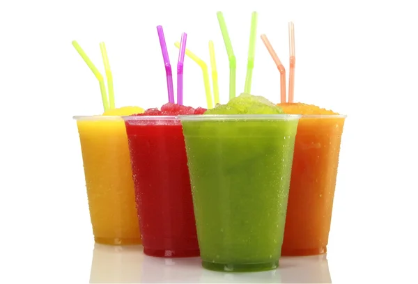 Frozen fruit juice shakes — Stock Photo, Image
