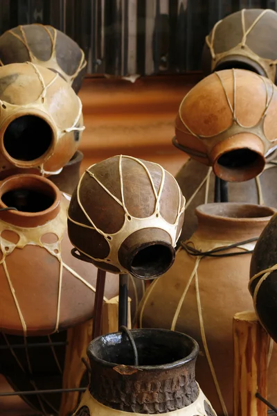 Many clay pots — Stock Photo, Image