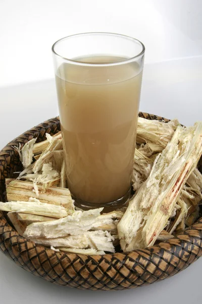 Suco de cana de açúcar — Fotografia de Stock