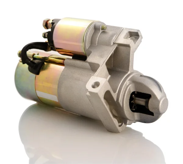 Automotive starter motor and selenoid — Stock Photo, Image
