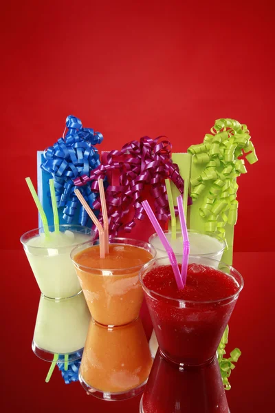 Kid's party smoothies — Stock Photo, Image