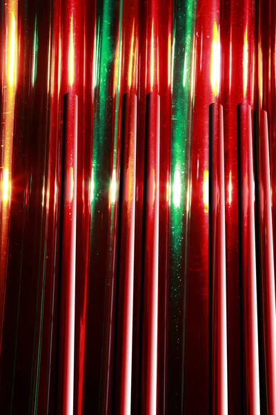 View through oil candles — Stock Photo, Image