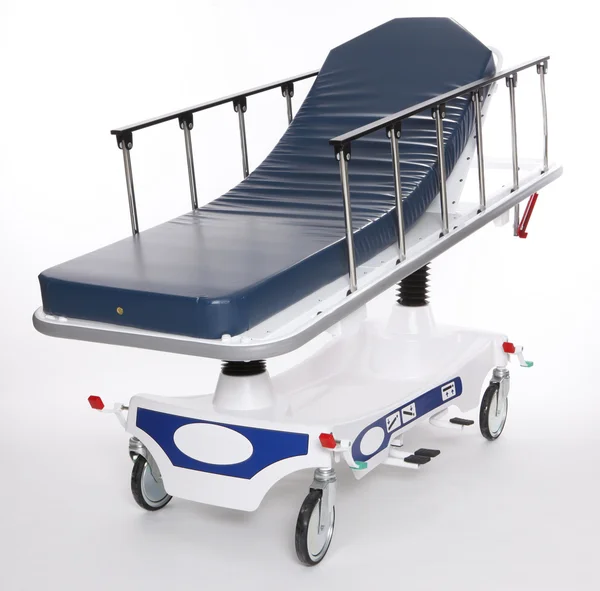 Mobile and adjustable hospital stretcher — Stock Photo, Image