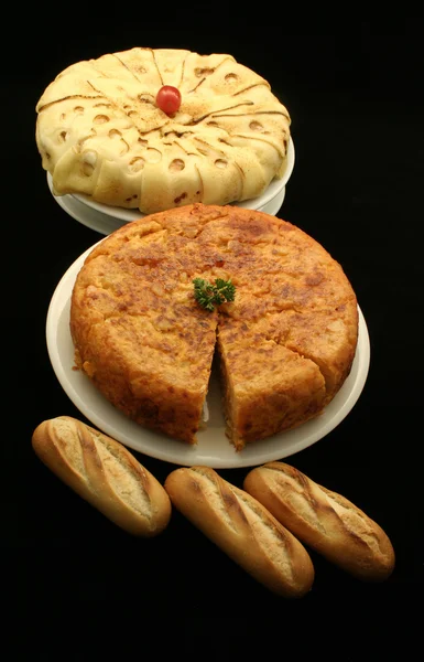 Spanish tortilla omelet — Stock Photo, Image