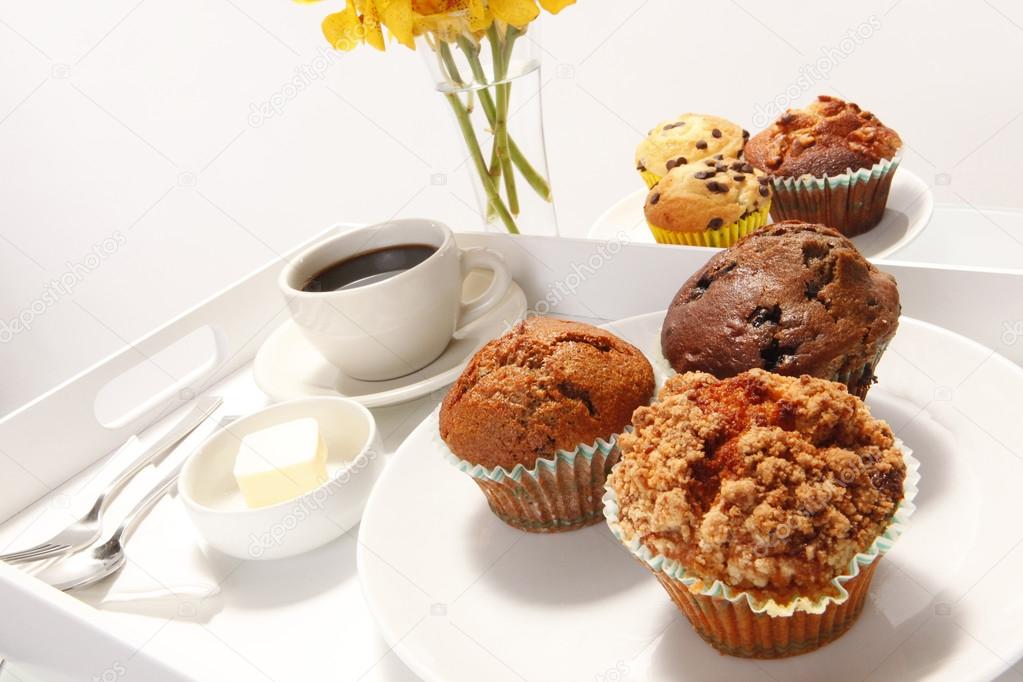 Assorted muffins and cupcakes