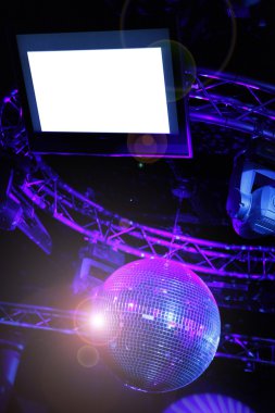 Disko LCD monitör