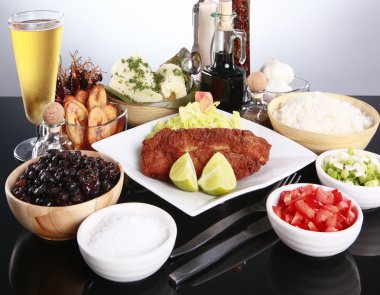 Pane balıkla Karayip iki zımba