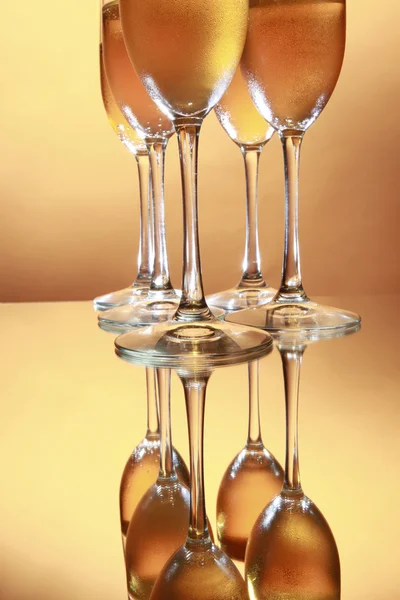 スパーク リング ワインのグラス — ストック写真