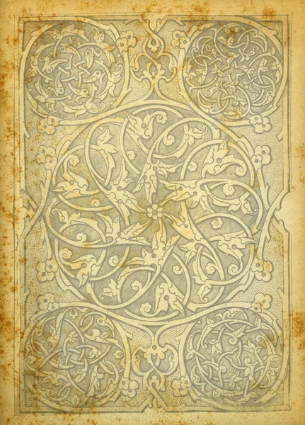 Renaissance engravings on old paper — Stock Photo, Image