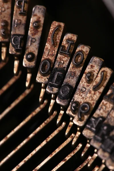 Chaves de máquina de escrever vintage — Fotografia de Stock