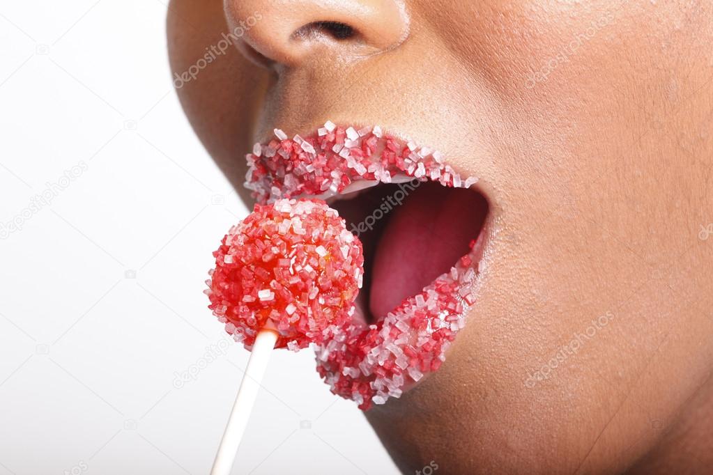 Sugar lips and lolly-pop