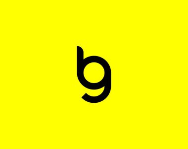 GB BG harfli logo, DESIGN VECTOR TEMPLATE. GB BG logosu DESIGN.