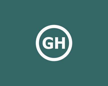 GH HG Letter logosu DESIGN VECTOR TEMPLATE. GH HG logosu DESIGN.