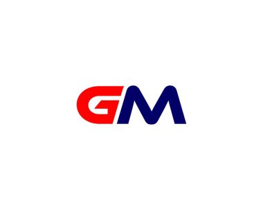 GM MG harfli logo DESIGN VECTOR TEMPLATE. GM MG logosu DESIGN.