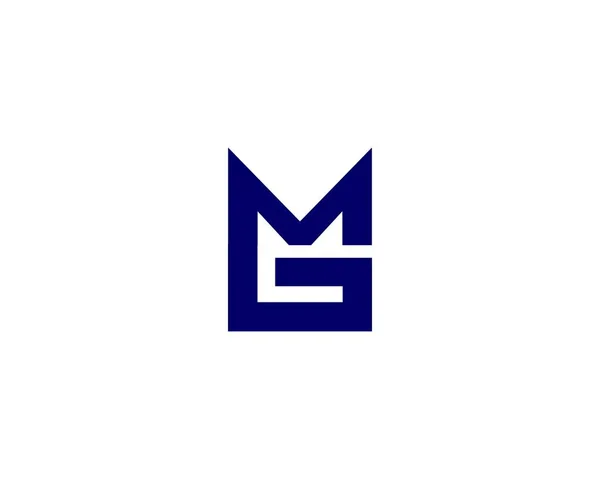 GM MG harfli logo DESIGN VECTOR TEMPLATE. GM MG logosu DESIGN.