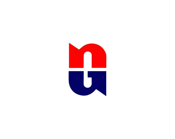 Harfli Logo Design Vector Template Logosu Design — Stok Vektör