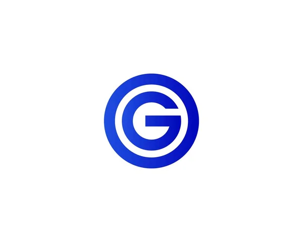 Harfli Logo Design Vector Template Git Git Logo Design — Stok Vektör