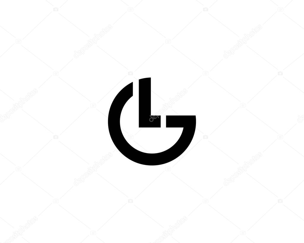 GL LG LETTER LOGO DESIGN VECTOR TEMPLATE. GL LG LOGO DESIGN.