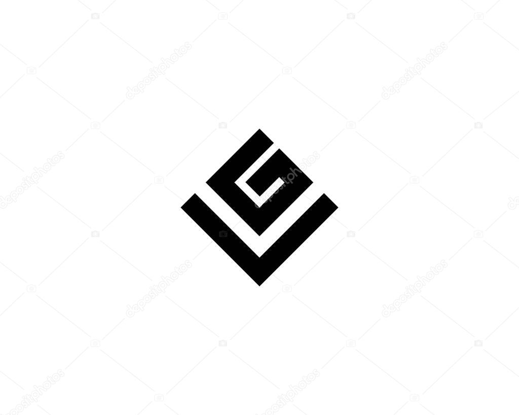 GL LG LETTER LOGO DESIGN VECTOR TEMPLATE. GL LG LOGO DESIGN.