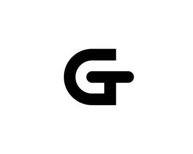 GT TG Letter logosu, DESIGN VECTOR TEMPLATE. GT TG logosu Ding.