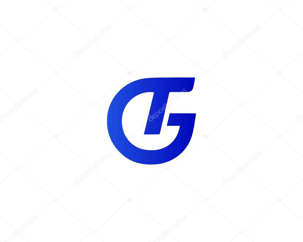 GT TG LETTER LOGO DESIGN VECTOR TEMPLATE. GT TG LOGO DESING.