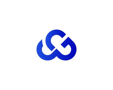 GW WG harfli logo DESIGN VECTOR TEMPLATE. GW WG logosu DESIGN.