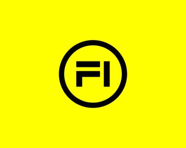 Bilgin olsun diye söylüyorum, eğer harf logosu ekran veCTor TEMPlatesi ise... FI If logo DESIGN.