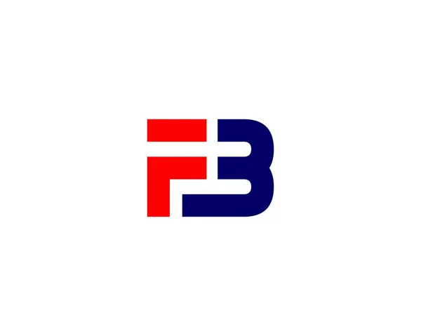 Bf字母Logo设计Vector Template Logo设计 — 图库矢量图片