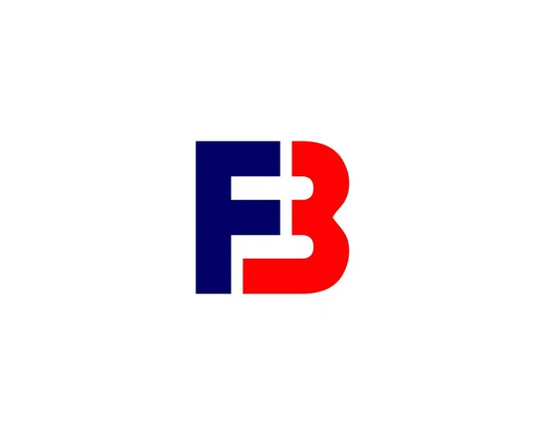 Bf字母Logo设计Vector Template Logo设计 — 图库矢量图片