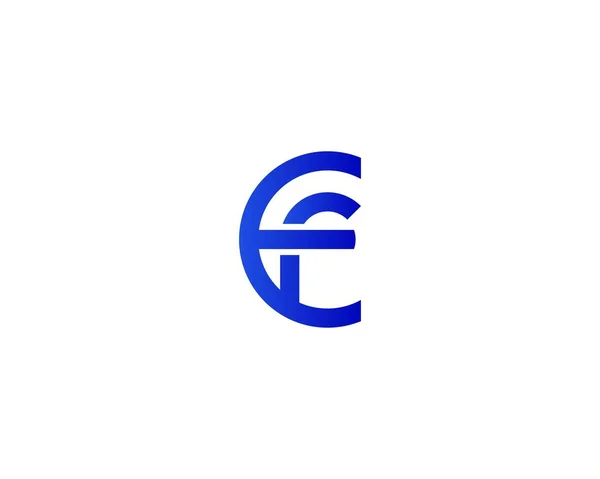 Ef书信设计Vector Template Logo Design Ign — 图库矢量图片