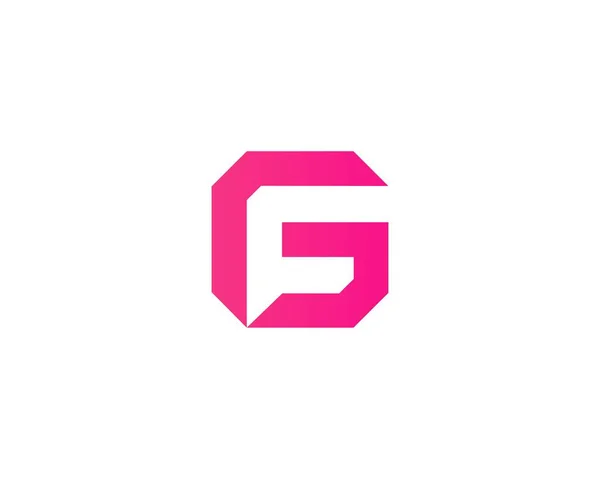 Gfレターロゴデザインベクトルテンプレート Logo Design — ストックベクタ