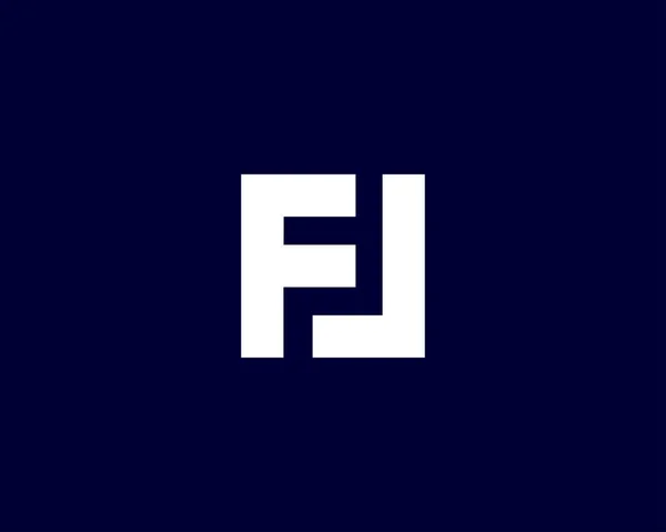 Lf字母Logo设计Vector Template Logo Logo Design Ign — 图库矢量图片