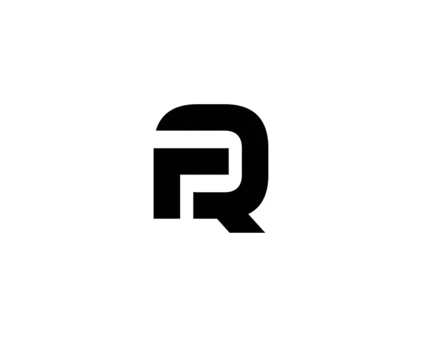 Qf字母Logo设计Vector Template Logo设计 — 图库矢量图片
