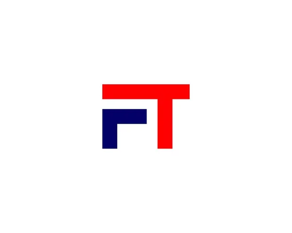 Tfレターロゴデザインベクターのテンプレート Logo Design — ストックベクタ