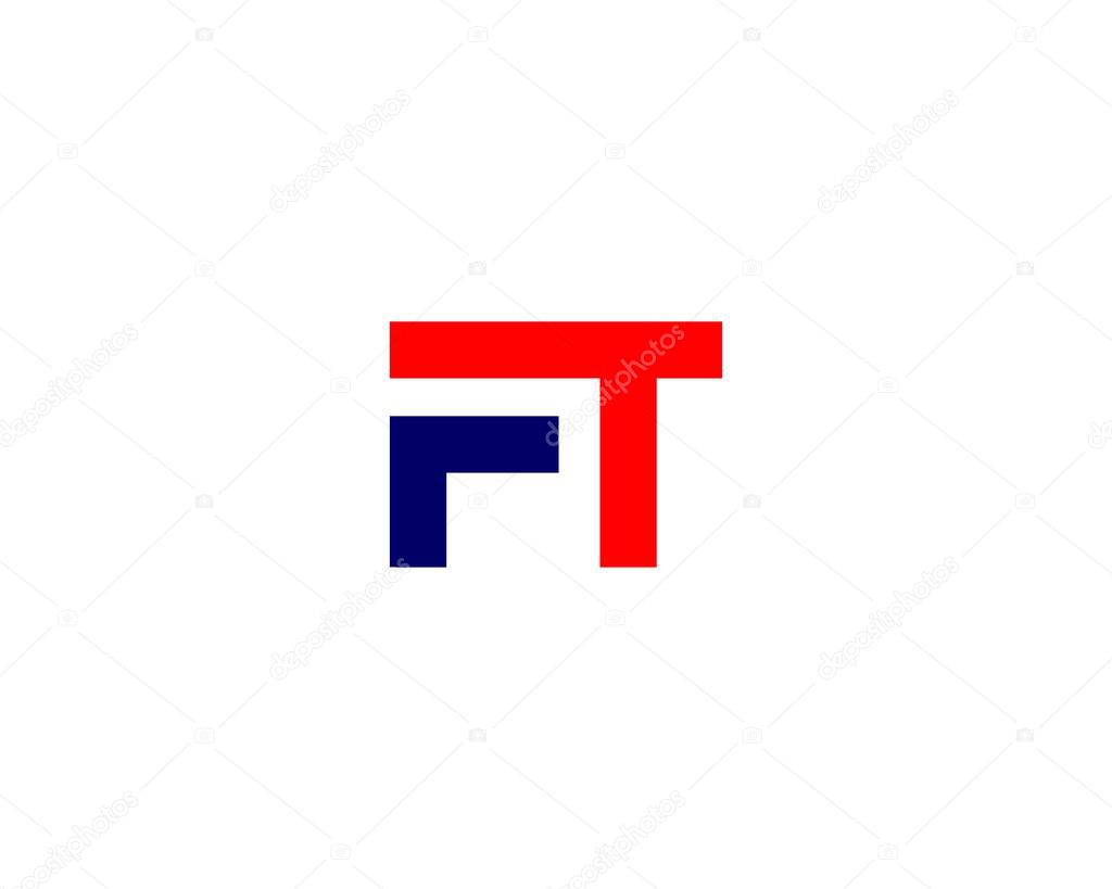 FT TF LETTER LOGO DESIGN VECTOR TEMPLATE. FT TF LOGO DESIGN.