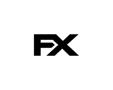 FX XF Letter logosu. DESIGN VECTOR TEMPlate. FX XF logosu DESIGN.