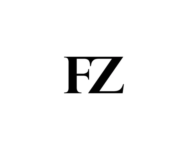 Zf书信设计图Vector Template Logo设计 — 图库矢量图片