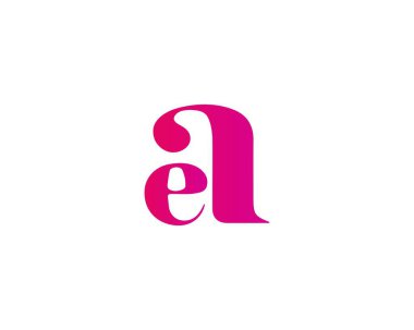 EA AE Letter logosu DESIGN VECTOR TEMPLATE. EA AE LOGO DESIGN.